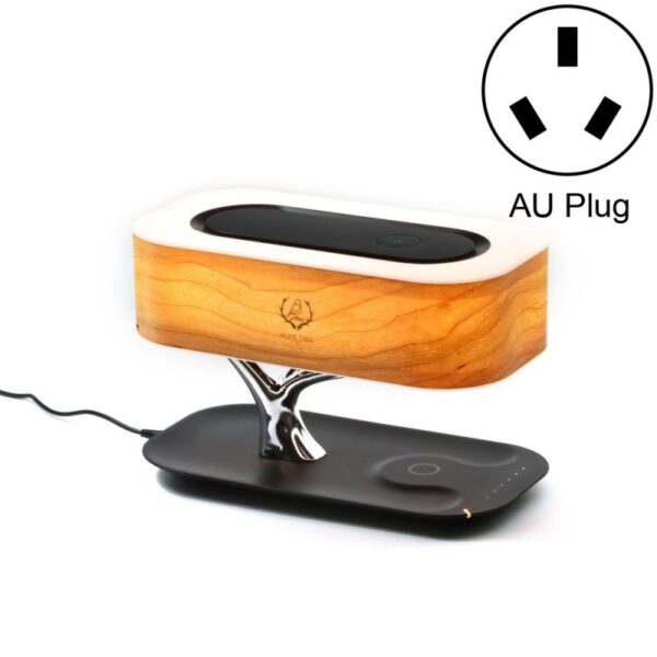 Creative Tree Light Table Lamp Bluetooth-Compatiable Music Speaker Bedside Light Dimmable Phone Wireless Charging Desk Lights - Image 16