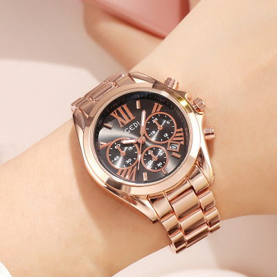 Luxury rose gold women casual watch - Image 5
