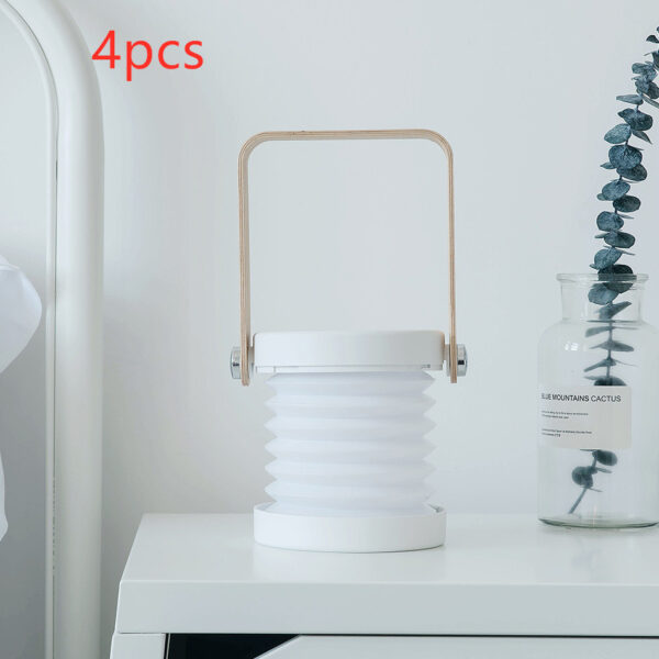 Foldable Touch Dimmable Reading LED Night Light Portable Lantern Lamp USB Rechargeable For Home Decor - Image 40