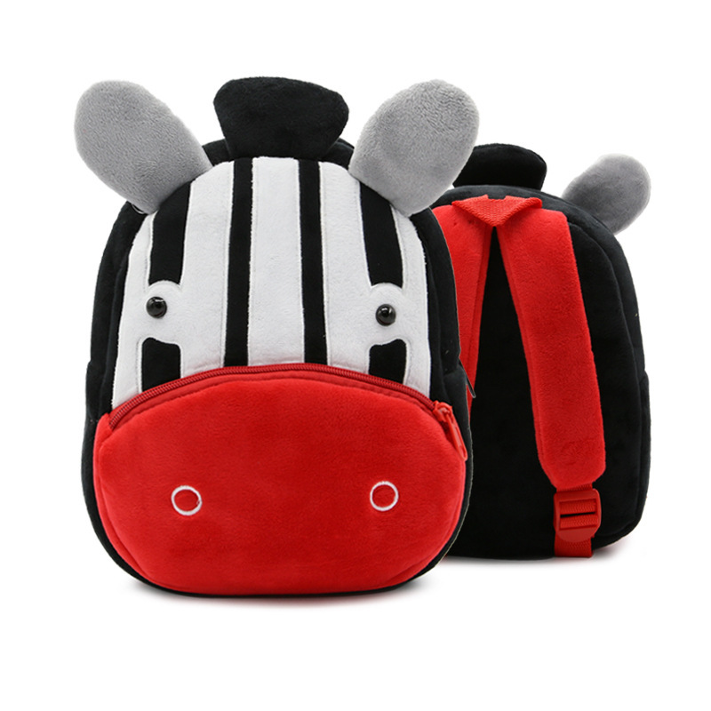 Cute Plush Backpacks Kindergarten Cartoon School Bags Children Animal Toys Bag - Image 29