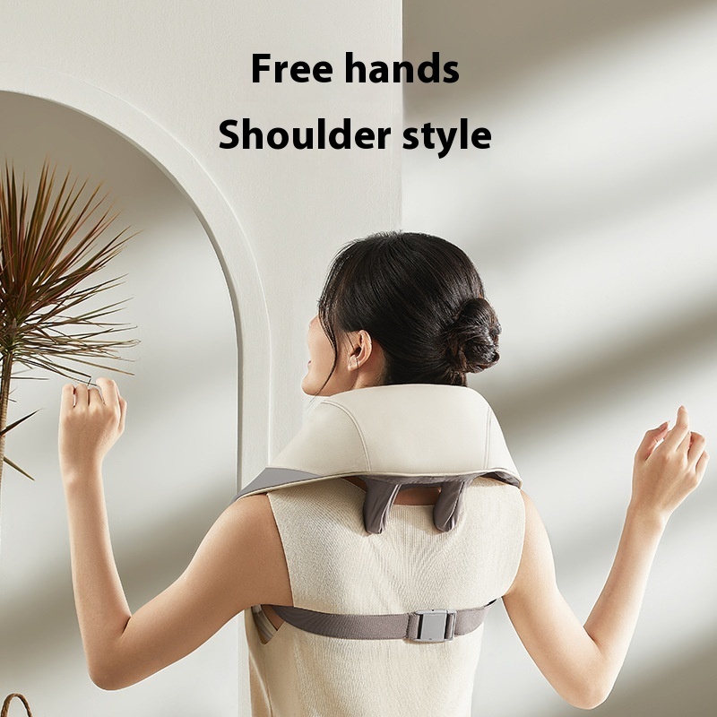 Free Hands Rubbing Clip Massage Shoulder And Neck Waist Back Electric Massager - Image 1