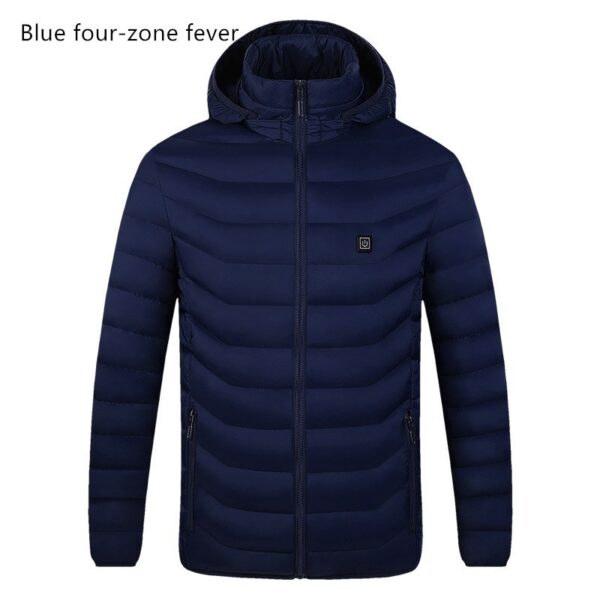 Smart heating cotton jacket USB electric heating jacket - Image 30