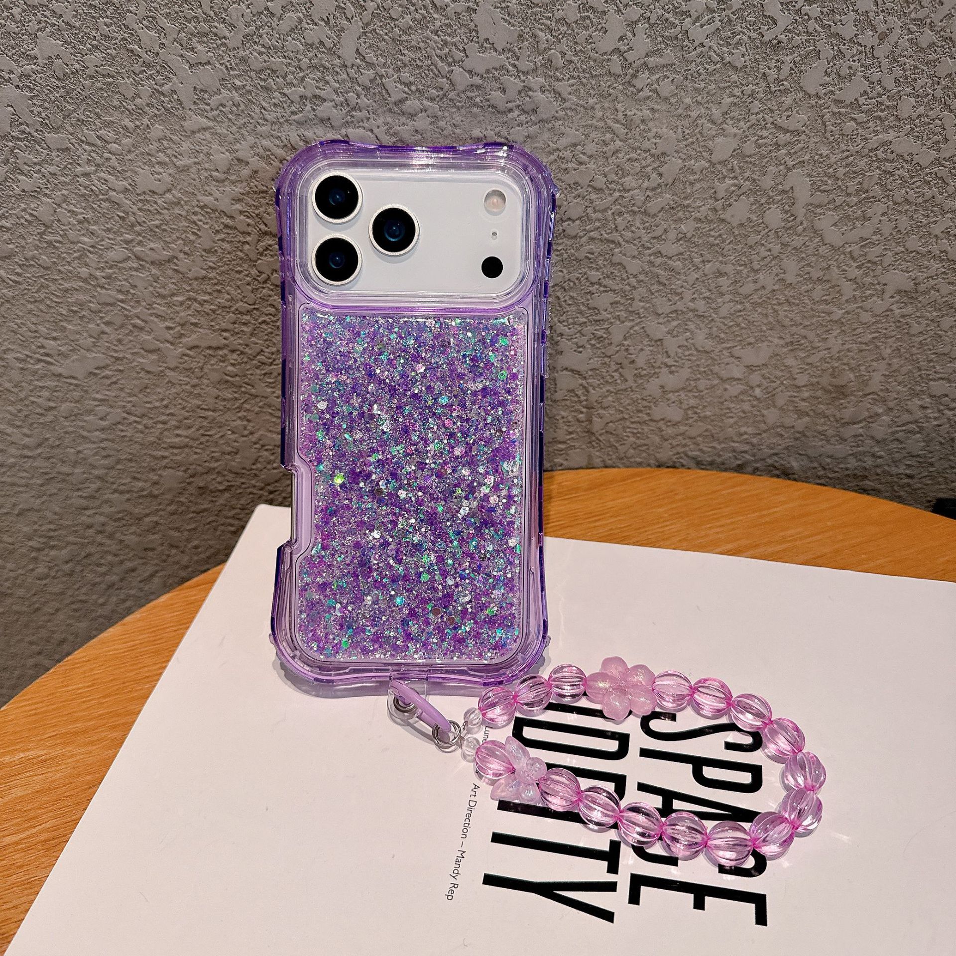 South American-style Slimming Phone Case With 3-in-1 Glitter Epoxy Drop-proof Design And A Matching Bracelet - Image 37