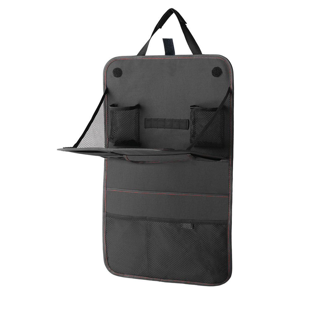 Car Seat Back Storage Bag Car Organizer Bag Foldable Dining Table Tray Travel Storage Bag Car Interior Accessories - Image 4
