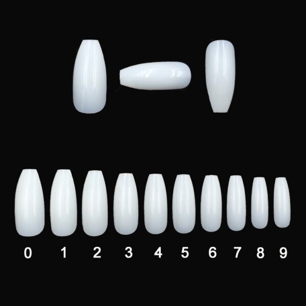 500 transparent  natural fake nails - Image 23