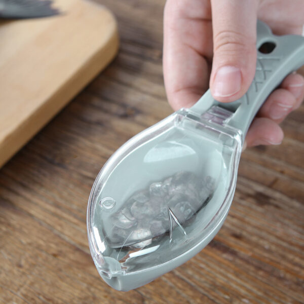 Fish Skin Brush Scraping Fish Scale Brush Grater Quick Disassembly Fish Knife Cleaning Peeling Skin Scraper Scraper Fish Scaler Kitchen Tools - Image 4