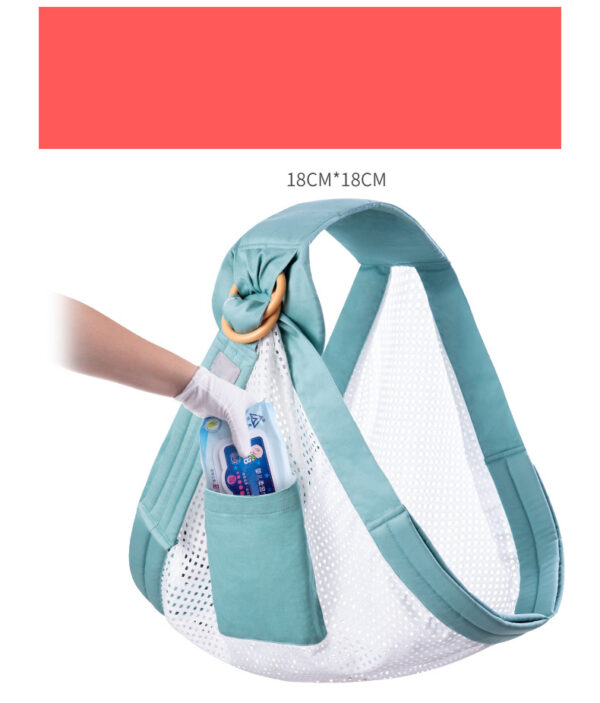 Baby Wrap Carrier Sling Adjustable Infant Comfortable Nursing Cover Soft Breathable Breastfeeding Carrier - Image 7