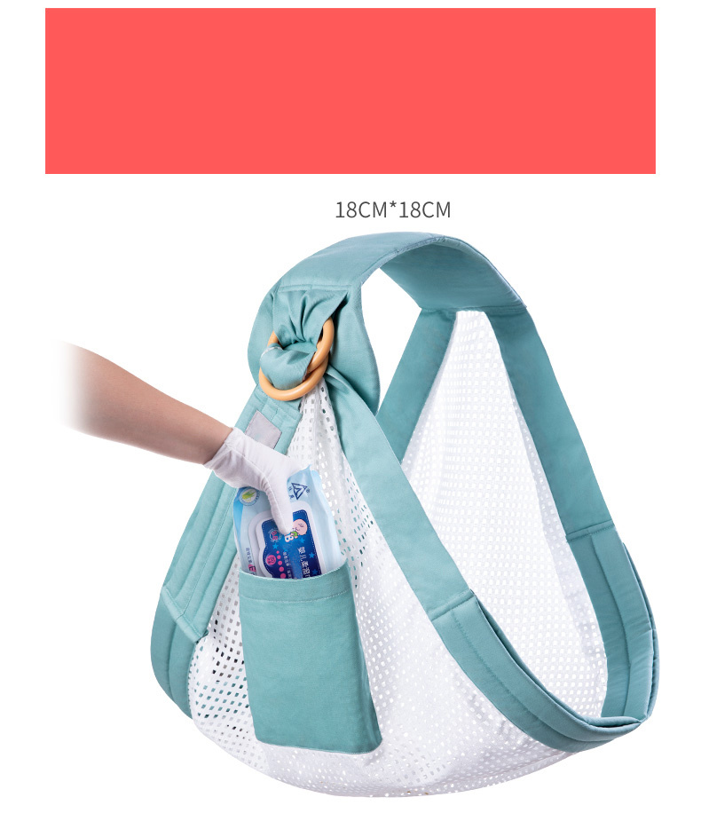Baby Wrap Carrier Sling Adjustable Infant Comfortable Nursing Cover Soft Breathable Breastfeeding Carrier - Image 7