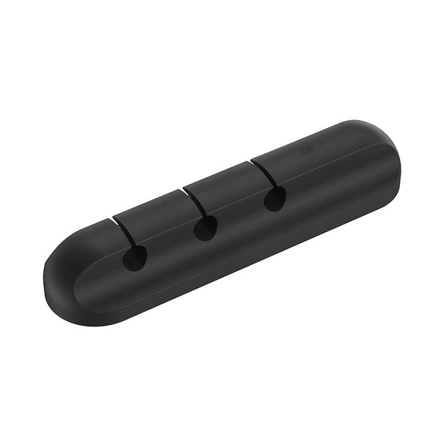 Silicone USB Cable Winder Desktop Cable Organizer Management Multipurpose Clips Cables Protector For Wired Headphones - Image 6