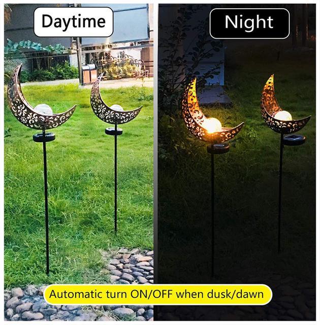 LED Solar Flame Light Metal LED Garden Light Flame Effect Lamp Waterproof Outdoor Lights Landscape Lights Solar Decorative Light - Image 3