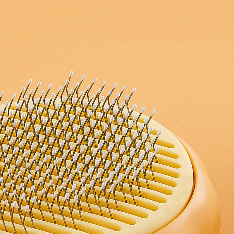 New Pet Cat Brush Hot Selling Hand-held Steel Wire Self-cleaning Comb Looper For Hair Removal - Image 16