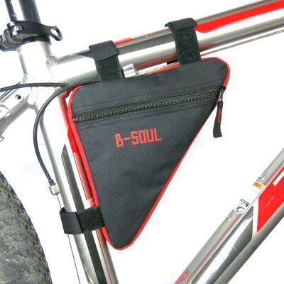 Saddle bag riding bicycle mountain bike bag triangle tool kit upper tube beam bag bicycle equipment accessories - Image 2