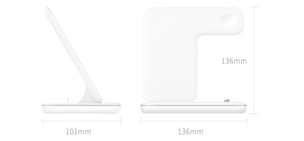 Compatible Mobile Phone Watch Earphone Wireless Charger 3 In 1 Wireless Charger Stand - Image 16