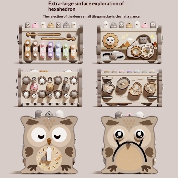 Infant And Toddler Hexahedral Educational Puzzle Toy - Image 6