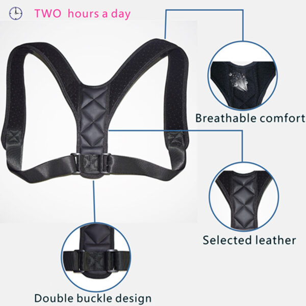 Medical Clavicle Posture Corrector Lower Back Correction Strap - Image 15