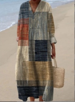 European And American Style Shirt Dress For Women - Image 14