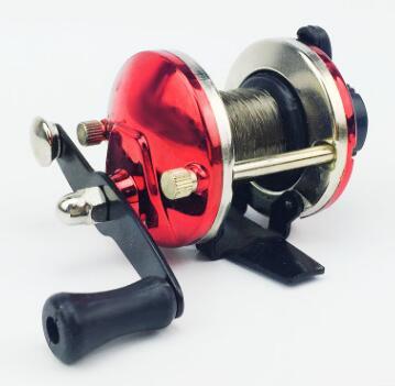 New Mini Metal Bait Casting Spinning Boat Ice Fishing Reel Fish Water Wheel Baitcast Roller Coil with 50M Wire Fishing Supplies - Image 8