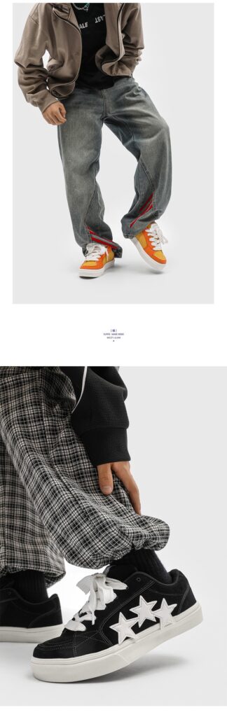 Versatile, Lightweight And Comfortable Star-patterned Sneakers For Sports