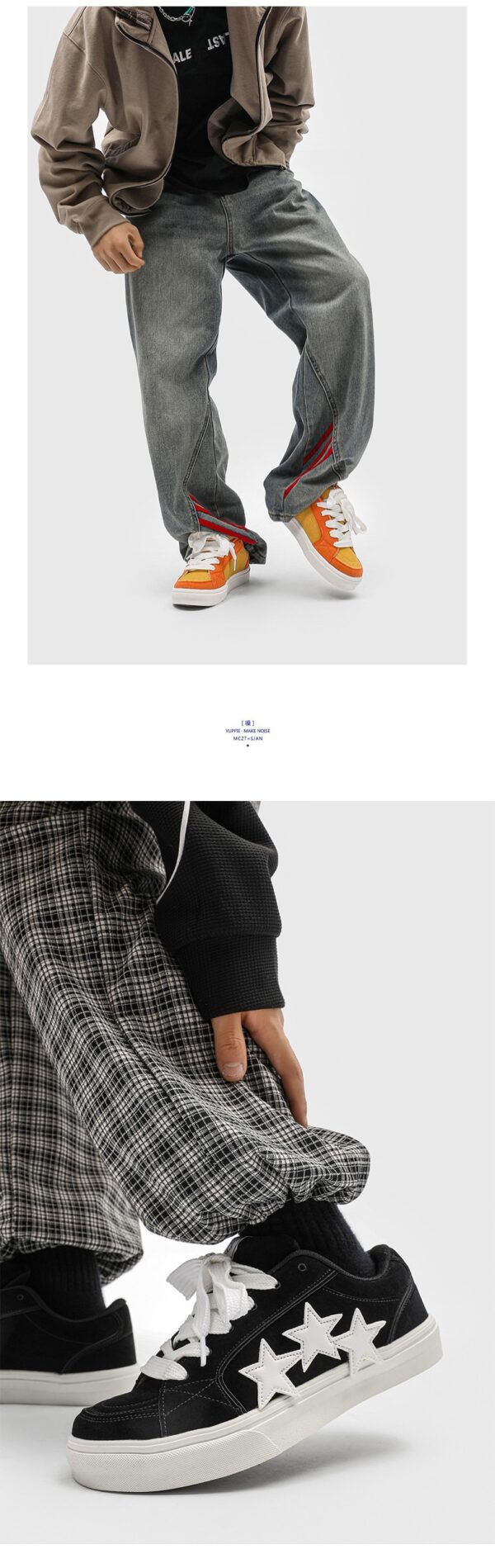 Versatile, Lightweight And Comfortable Star-patterned Sneakers For Sports - Image 9