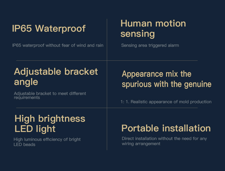 Solar Powered Outdoor Courtyard Lights Household Lighting Lights Human Sensing Lights Outdoor Waterproof Street Lights Balcony Solar Wall Lights - Image 20