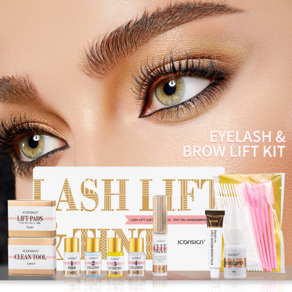 ICONSIGN Lash Lift EyeLash Eyebrow Dye Tint Kit Lashes Perm Set Brow Lamination Makeup Tools - Image 14