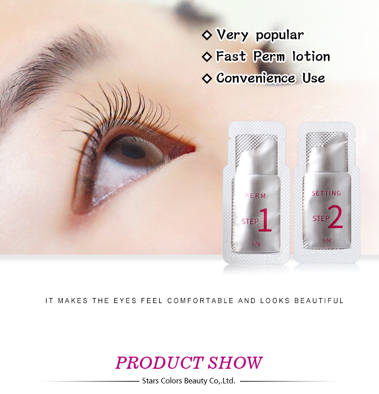ICONSIGN 10 Pairs Pouch Eyelash Perm Lotion Lashes Lift Quick Perming 5 To 8 Minutes Beauty Makeup Tools