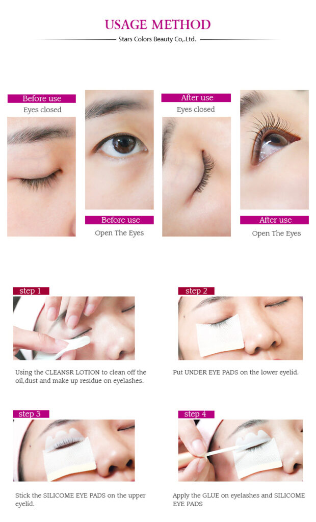 ICONSIGN 10 Pairs Pouch Eyelash Perm Lotion Lashes Lift Quick Perming 5 To 8 Minutes Beauty Makeup Tools