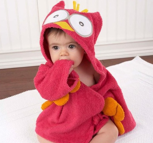 Cartoon Cute Animal Modeling Baby Bath Towels Baby Bathrobes Cotton Children