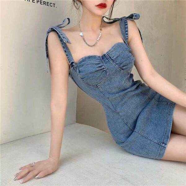 Hong Kong-style Retro Sexy Tube Top Slip Dress - Image 5