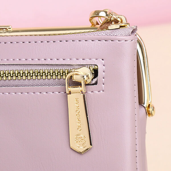 Lock Shoulder Bags Women Alligator Pattern Crossbody Phone Bag - Image 13
