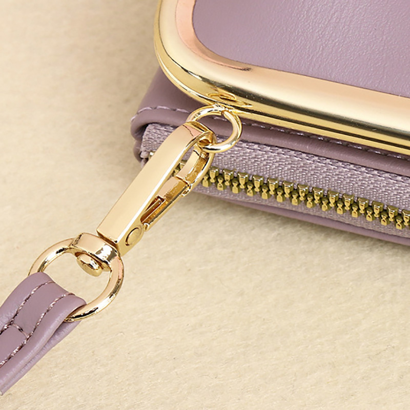 Lock Shoulder Bags Women Alligator Pattern Crossbody Phone Bag - Image 12
