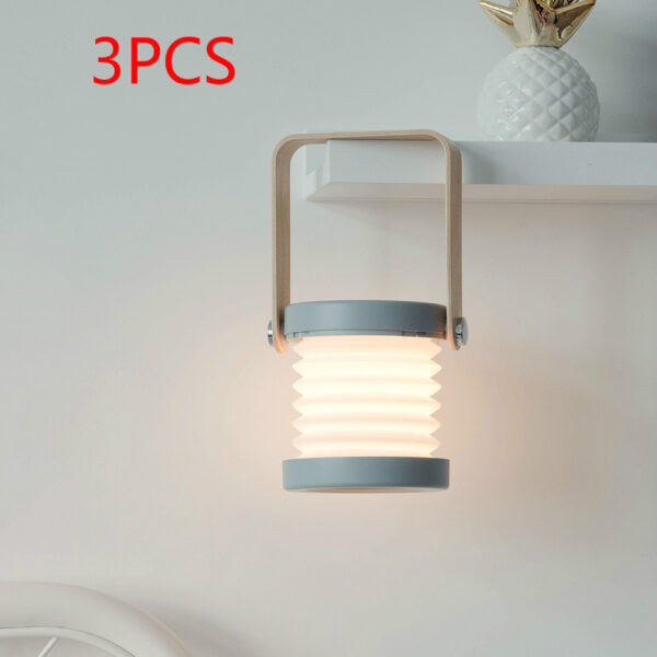 Foldable Touch Dimmable Reading LED Night Light Portable Lantern Lamp USB Rechargeable For Home Decor - Image 28