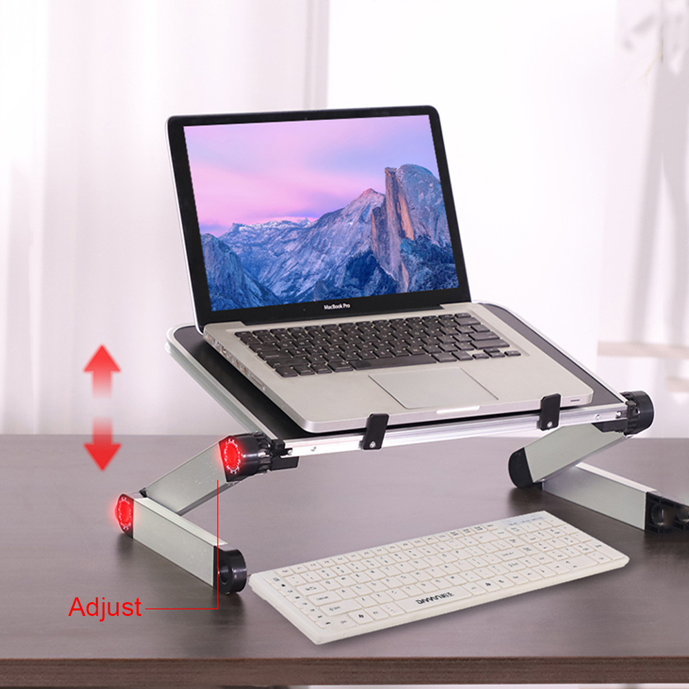 Foldable Laptop Stand Ergonomic Desk Tablet Holder - Image 1