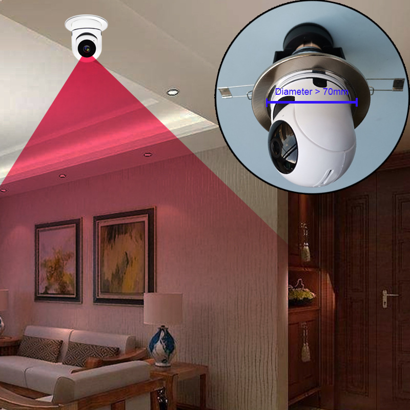 Bulb Shaking Head Machine Yilot APP Wireless WIFI Camera Home Security Monitoring - Image 4
