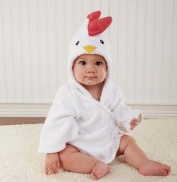 Cartoon Cute Animal Modeling Baby Bath Towels Baby Bathrobes Cotton Children's Bathrobes Baby Hooded - Image 58