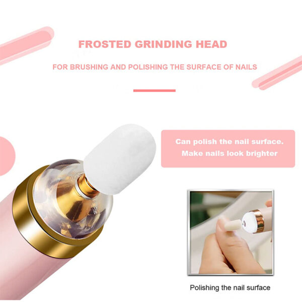 5in1 Manicure Machine Set Electric Nail Drill Polisher Cordless USB Rechargeable With LED Cutters Mill For Manicure Pedicure Accessor - Image 15