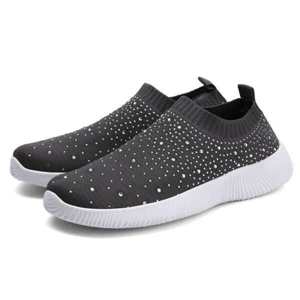 Plus-size Lightweight MD-soled Flyknit Stretchy Casual Shoes - Image 39