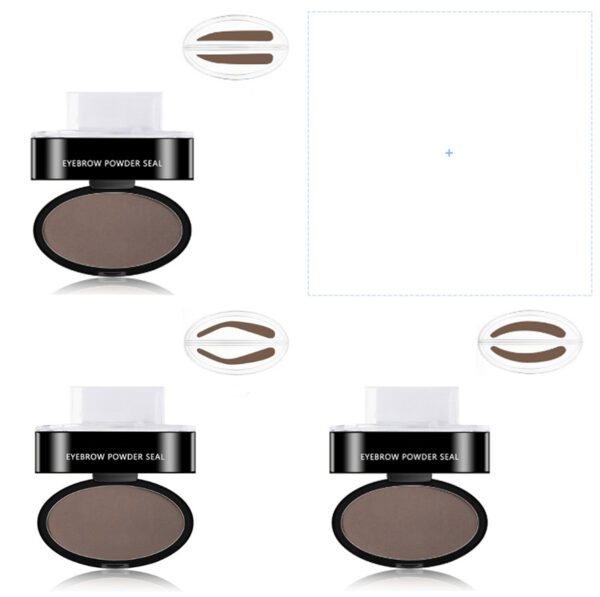 Eyebrow Powder Stamp Tint Stencil Kit Cosmetics Professional Makeup Waterproof Eye Brow Stamp Lift Eyebrow Enhancers Stencil Kit - Image 38