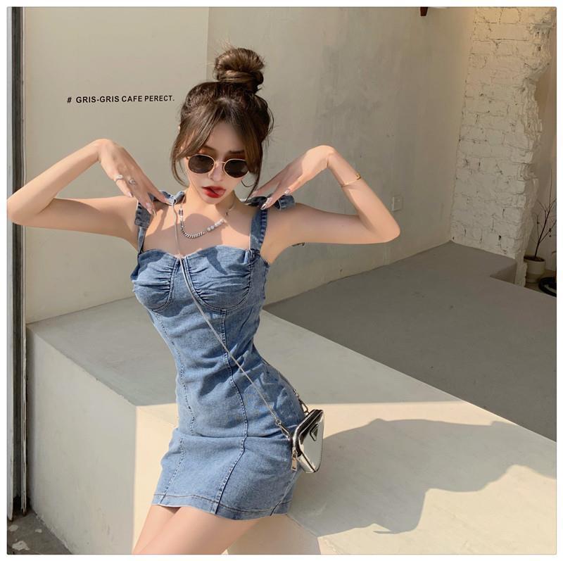 Hong Kong-style Retro Sexy Tube Top Slip Dress - Image 11