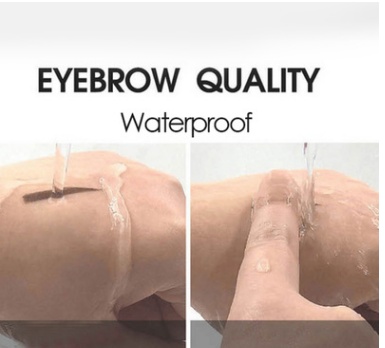 Eyebrow Powder Stamp Tint Stencil Kit Cosmetics Professional Makeup Waterproof Eye Brow Stamp Lift Eyebrow Enhancers Stencil Kit - Image 10