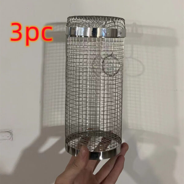 Rolling Grilling Basket Metal BBQ Barbecue Basket Net Portable Outdoor Camping Barbecue Rack Kitchen Gadgets - Image 13