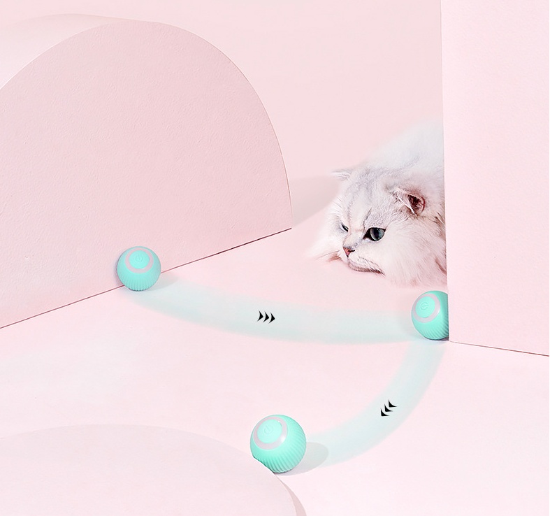 Cat Gravity Intelligent Rolling Ball Tease Toy Pet Automatic Rotating Ball - Image 5