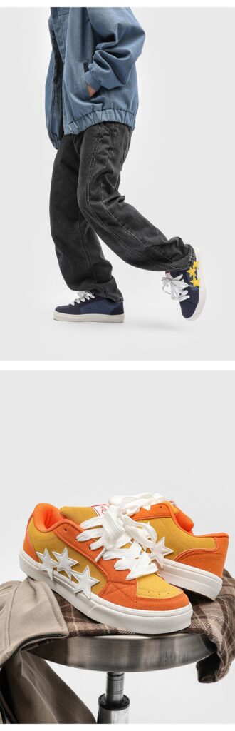 Versatile, Lightweight And Comfortable Star-patterned Sneakers For Sports