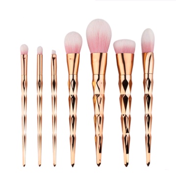 7 makeup brushes, makeup tools, diamond makeup brush foundation brush - Image 11