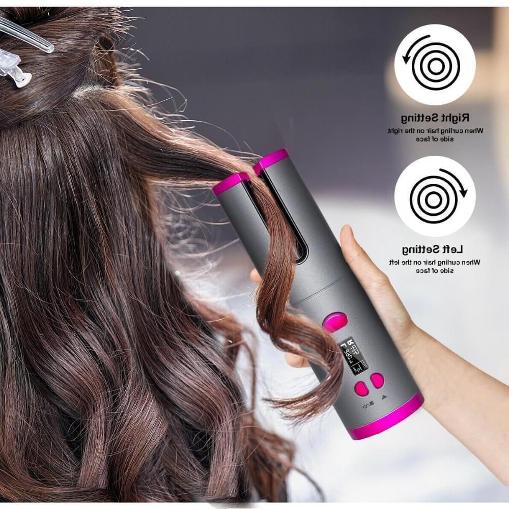 Cordless Automatic Hair Curler Iron Wireless Curling Iron - Image 1