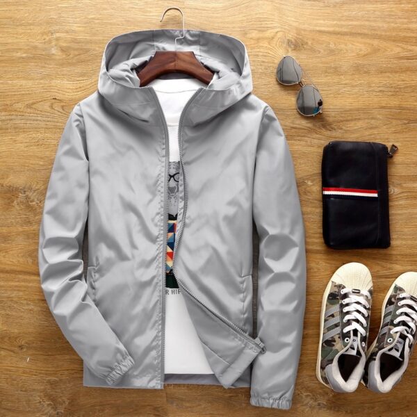 Loose Windbreaker Fat Man Clothes Men's Jacket - Image 21