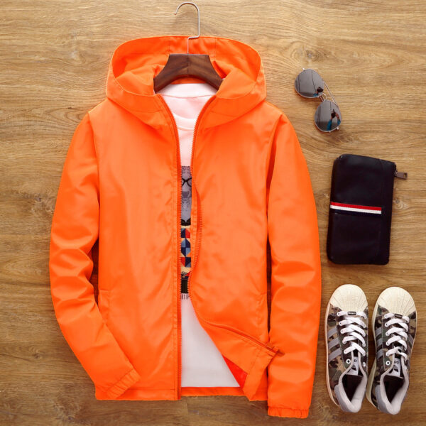 Loose Windbreaker Fat Man Clothes Men's Jacket - Image 45