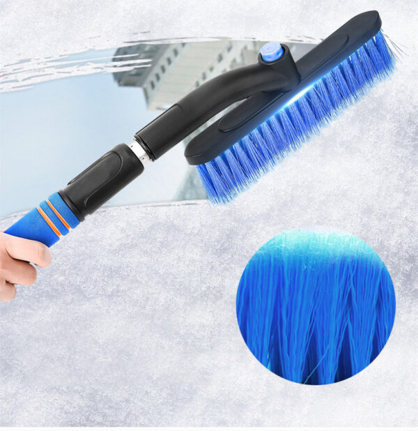 Car Cleaning Brush Ice Scraper Detachable Snow Shovel Brush Dust Remove Brush Auto Windshield Extendable Snow Brush Foam Handle - Image 9