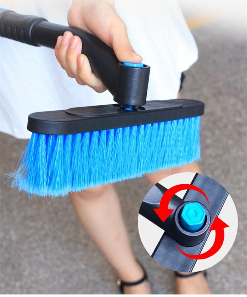 Car Cleaning Brush Ice Scraper Detachable Snow Shovel Brush Dust Remove Brush Auto Windshield Extendable Snow Brush Foam Handle - Image 14