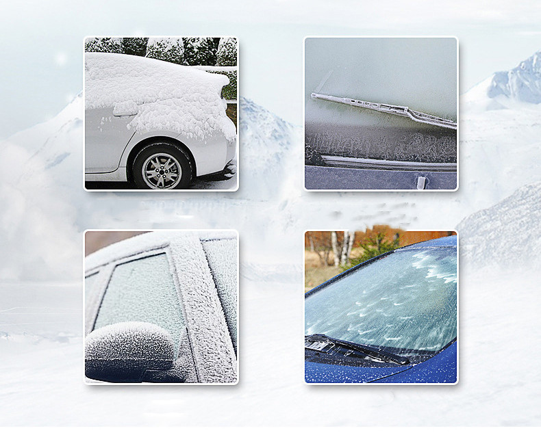 Car Cleaning Brush Ice Scraper Detachable Snow Shovel Brush Dust Remove Brush Auto Windshield Extendable Snow Brush Foam Handle - Image 11